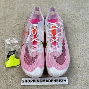 [US 14] NIKE AIR ZOOM VICTORY RACING RAWDACIOUS Flyknit SpikedTrack Shoe Cleats